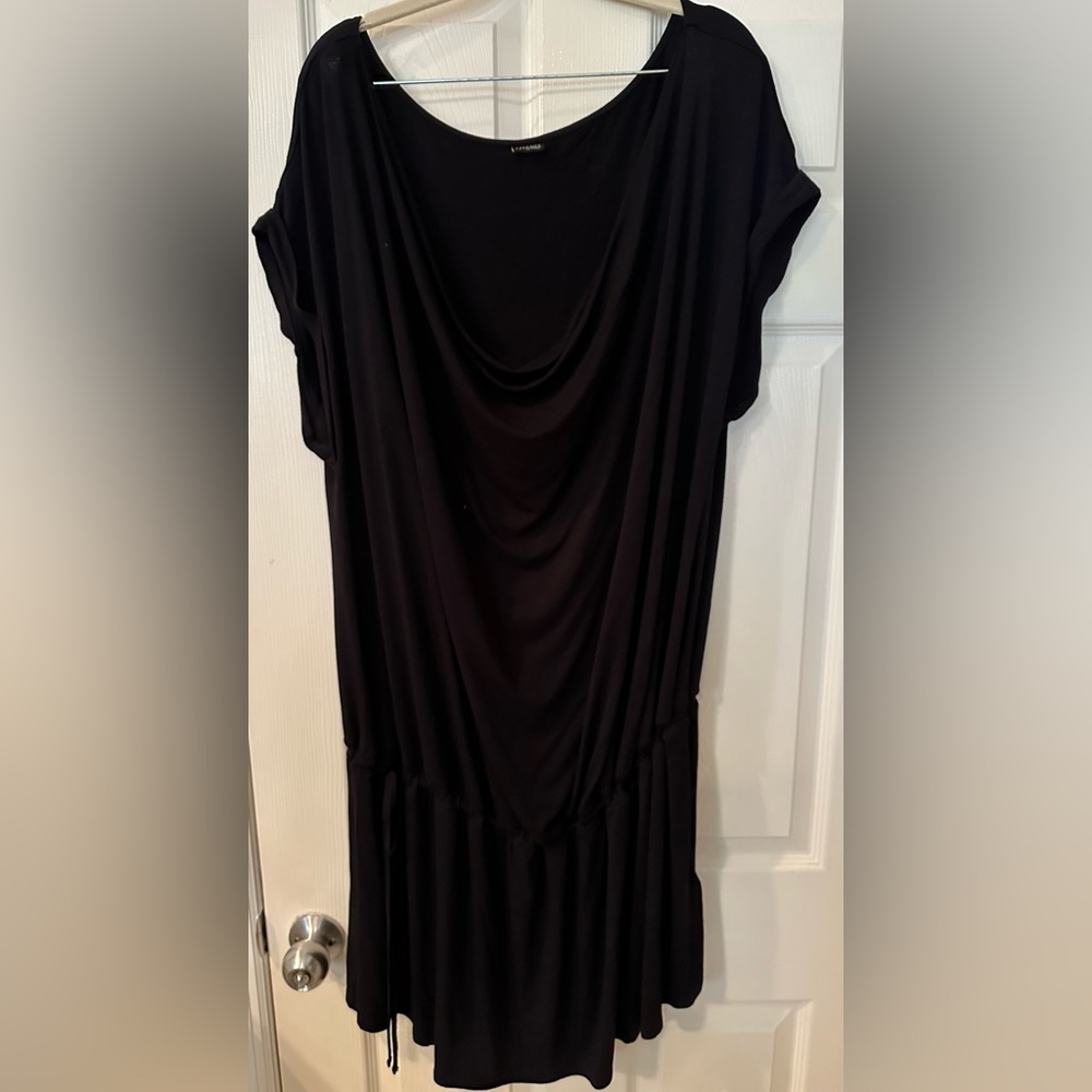 Lascana for VENUS Black Casual Dress Midi